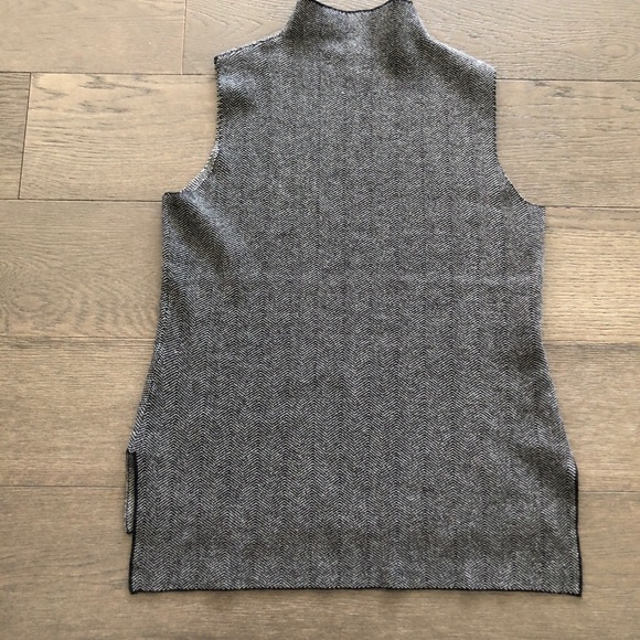 Women’s Max Studio Vest gray black sz L - Picture 4 of 6